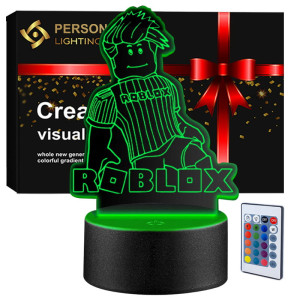 Personal 3D Lamp LED USB – Lampka nocna Roblox z pilotem