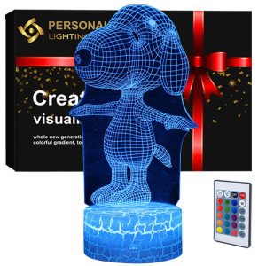 Lampka nocna Personal 3D Lamp LED USB pilot Snoppy