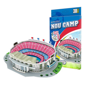 Stadion piłkarski - CAMP NOU - FC Barcelona - Puzzle 3D 27 elementów