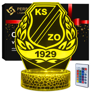 Lampka 3D nocna LED USB Liga Polska KSZO Ostrowiec Świętokrzyski