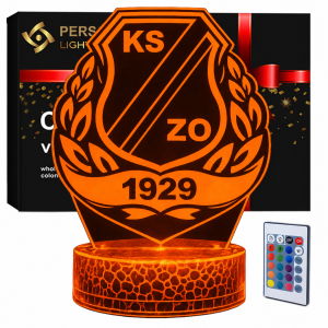 Lampka 3D nocna LED USB Liga Polska KSZO Ostrowiec Świętokrzyski