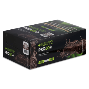 +Watt PRO 50+ 24 Barrette Porteiche 50 gr Mousse al cioccolato Mousse Cioccolato