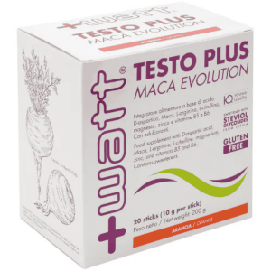 +Watt Testo Plus Maca Evolution 20 sticks da 10 gr