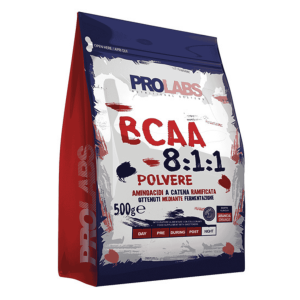 Prolabs BCAA 8:1:1 500 Gr Aminoacidi Ramificati in Polvere Arancia
