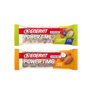 Enervit Power Time 1 X 30 gr Barretta Energetica Arachidi e Mirtilli Rossi