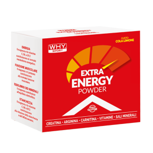 WHY SPORT Extra Energy Powder 20 bustine da 10 gr Cola Limone