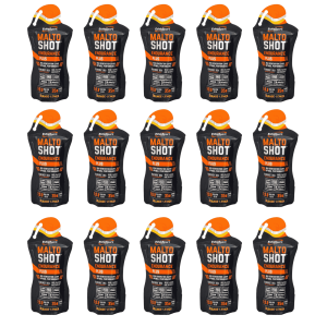 EthicSport MALTOSHOT Endurance Senza Caffeina Box da 15 pz Orange Lemon