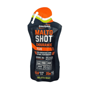 EthicSport MALTOSHOT Endurance Senza Caffeina 1 X 50 ml Mojito-Mint