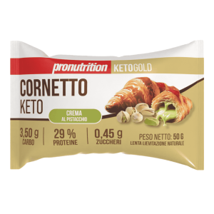 Pro Nutrition Pronutrition Cornetto KETO Keto Gold 1X50 g Pistacchio