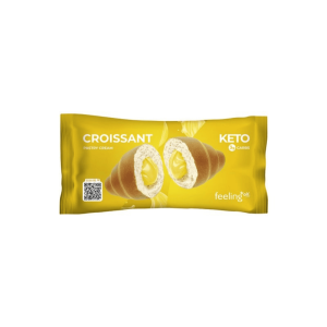 Feeling OK Cornetto Crossaint KETO 1X50 g Crema Pasticcera