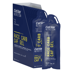 Cetilar Race Carb Caf Gel Box 10X60 ml Limone
