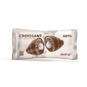 Feeling OK Cornetto Crossaint KETO 1X50 g Double Ciok White