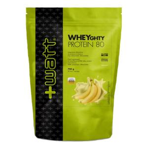 +Watt Wheyghty 80 750 gr vari Gusti Proteine Concentrate Banana