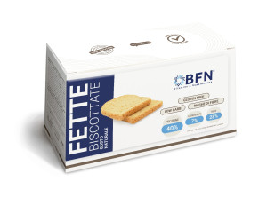 BFN Vitamins & Supplements BFN Fette biscottate 3 porzioni da 40 gr gusto Neutro Low Carb