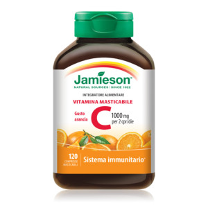 Jamieson Vitamina C 1000 mg 120 cpr Masticabile Arancia