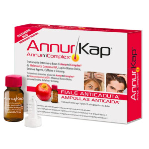 Annurkap 10 Fiale da 8 ml annutricomplex Anticaduta capelli