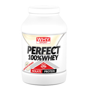 WHY SPORT Perfect 100% Whey 900 gr Proteine Isolate Cioccolato Bianco