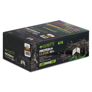 +Watt  Protein+ Classic 24 Barrette Proteiche da 40 gr Cacao