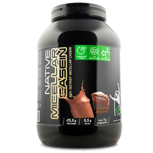 Net Integratori Proteine Native Micellar Casein 900 gr Torta Brownie