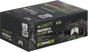 +Watt  Protein+ Classic 24 Barrette Proteiche da 40 gr Cocco