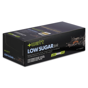 +Watt Low Sugar Bar 24 Barrette Proteiche da 50 gr Cookies & Cream