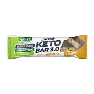WHY SPORT WHY Nature Keto Bar 1 Barretta Proteica da 30 gr BIscotto