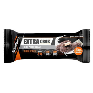 EthicSport Extracrok High Protein Bar Box 1 X 50 gr Panna e Cioccolato