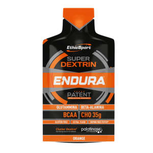 EthicSport Superdextrin Endura 15 pack monodose da 60 ml Arancia