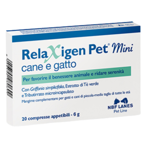 NBF Lanes Relaxigen Pet Mini Cane e Gatto 20 cpr