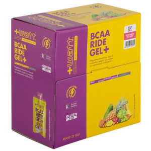 +Watt Bcaa Ride Gel+ 30 Bustine da 40 ml Tutti i Frutti