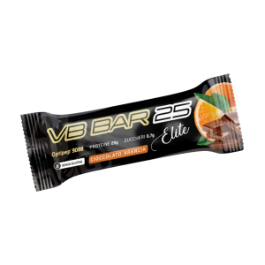 Net Integratori VB BAR 25 ELITE 1 Barretta Proteica Low Carb Cioccolato Arancia