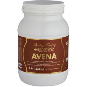 +Watt Avena Quality Food 3 lbs 1360 gr Cacao