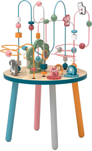 Drewniany stolik edukacyjny Viga Toys PolarB Manipulacyjny (6971608440335). Stoliczki edukacyjne i interaktywne centra zabawy
