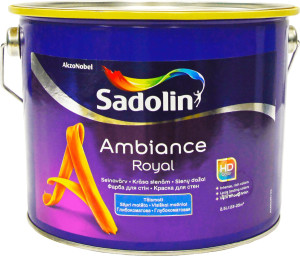 Farba Sadolin Ambiance Royal do ścian i sufitu głęboko matowa Biała BW 2.5 l (5329412). Farba budowlana