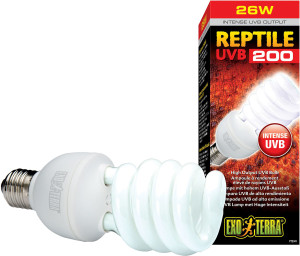 Lampa Hagen Reptile UVB 200/26 W E27 (015561223416). Oświetlenie do akwarium i terrarium