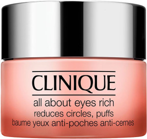 Krem pod oczy Clinique All About Eyes Rich nawilżający, na cienie i obrzęki 15 ml (0020714287047). Kremy do twarzy
