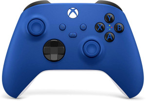 Kontroler bezprzewodowy Microsoft Xbox Shock Blue (QAU-00009). Kontrolery do gier