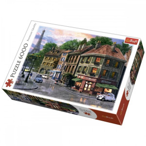 Puzzle Trefl Ulica w Paryżu 6000 elementów (TFL-65001) (5900511650013). Puzzle i układanki