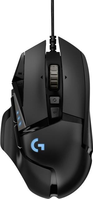 Mysz Logitech G502 Gaming Mouse HERO High Performance Black (910-005470). Myszki gamingowe