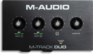 Interfejs audio M-Audio M-Track Duo. Interfejsy audio