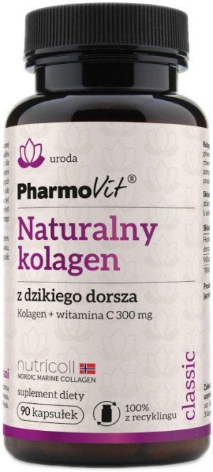 Suplement diety Pharmovit Kolagen Morski 90 kapsułek (5902811236249). Naturalne suplementy diety i ekstrakty