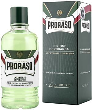 Odświeżający i tonizujący balsam po goleniu Proraso z ekstraktem z eukaliptusa i mentolem 400 ml (8004395006755). Kosmetyki po goleniu