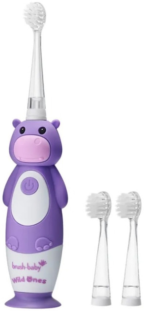 Elektryczna szczoteczka do zębów Brush-Baby WildOnes Sonic Begemot + Brush head (5060178102703). Szczoteczki elektryczne i irygatory