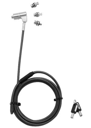 Uniwersalna blokada linki Dicota 3 Exchangeable heads fits D31699 (7640158668764). Akcesoria rowerowe