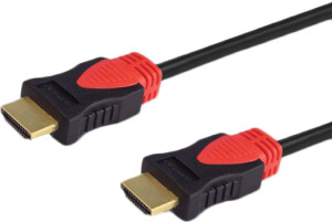 Kabel Savio CL-141 HDMI 10 m HDMI Type A (standard) Czarny, czerwony (SAVKABELCL-141). Kable, adaptery i przejściówki