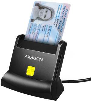 Skaner Axagon do kart smart-ID / bankowych / SIM + SD, microSD USB 2.0 (CRE-SM2). Akcesoria do wyposażenia handlowego