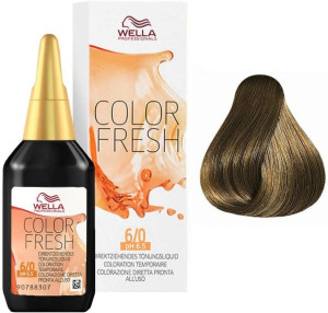 Farba kremowa z utleniaczem Wella Color Fresh Semi Permanent Color Ammonia Free 6.0 75 ml (8005610572284). Farby do włosów