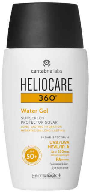 Żel-fluid do twarzy Heliocare 360 Water gel SPF50+ 50 ml (8470001930156). Kremy przeciwsłoneczne