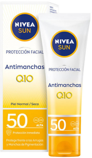 Przeciwsłoneczny krem do twarzy Nivea Face Anti-Pigments SPF50 Normal And Dry Skin 50 ml (4005900478238). Kremy przeciwsłoneczne