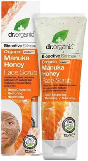Peeling do twarzy Dr Organic Manuka Honey 125 ml (5060176672796). Peelingi do twarzy